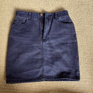ASOS mini jean skirt